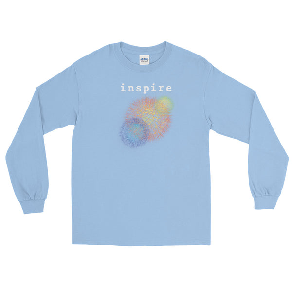 inspire Firework Unisex Long Sleeve Shirt
