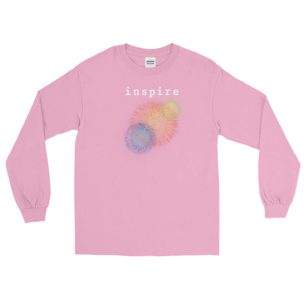 inspire Firework Unisex Long Sleeve Shirt