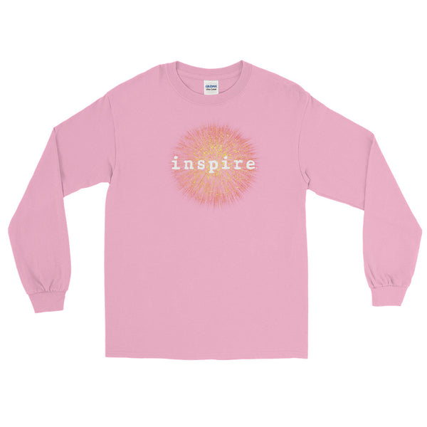 inspire Firework Unisex Long Sleeve Shirt