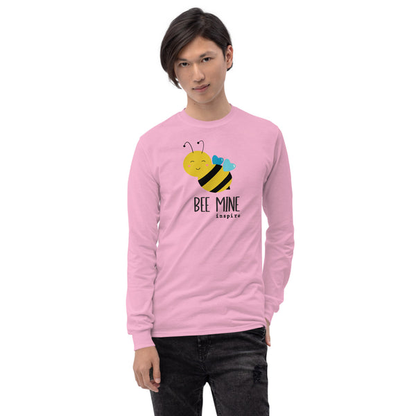 inspire Heart Bee Mine Unisex Long Sleeve Shirt