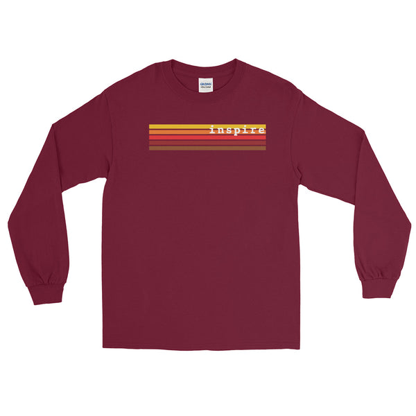 inspire Retro Stripes Unisex Long Sleeve Shirt