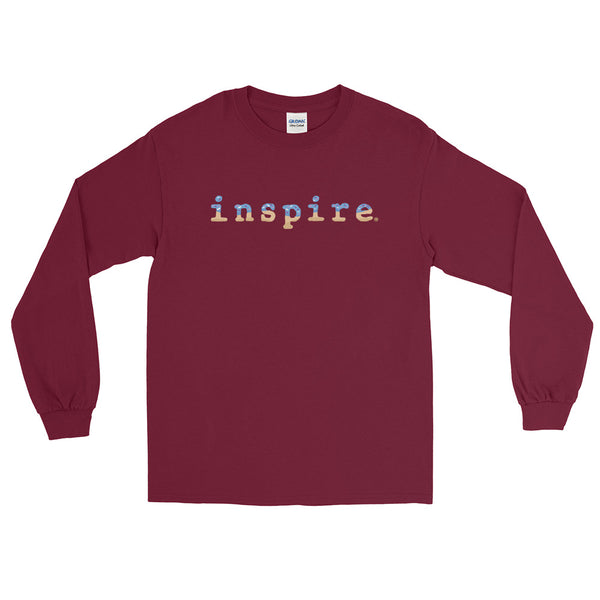 inspire Blue Doughnut Unisex Long Sleeve Shirt