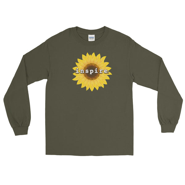 inspire Sunflower Unisex Long Sleeve Shirt