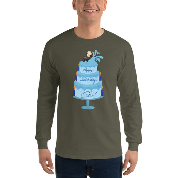 inspire Eric's Birthday Men’s Long Sleeve Shirt