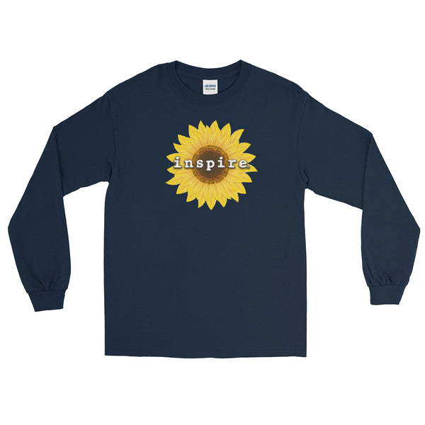 inspire Sunflower Unisex Long Sleeve Shirt