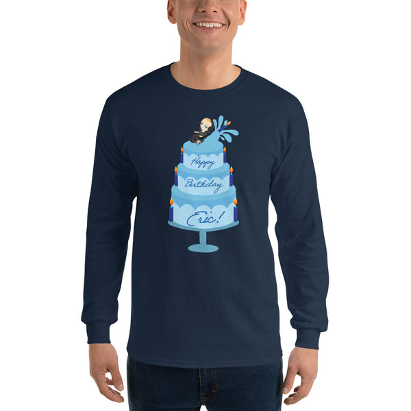 inspire Eric's Birthday Men’s Long Sleeve Shirt