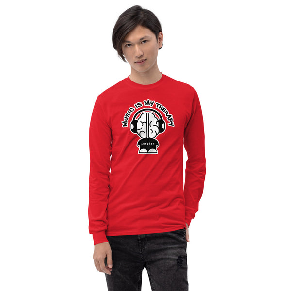 inspire Music Is My Therapy Unisex Long Sleeve Shirt
