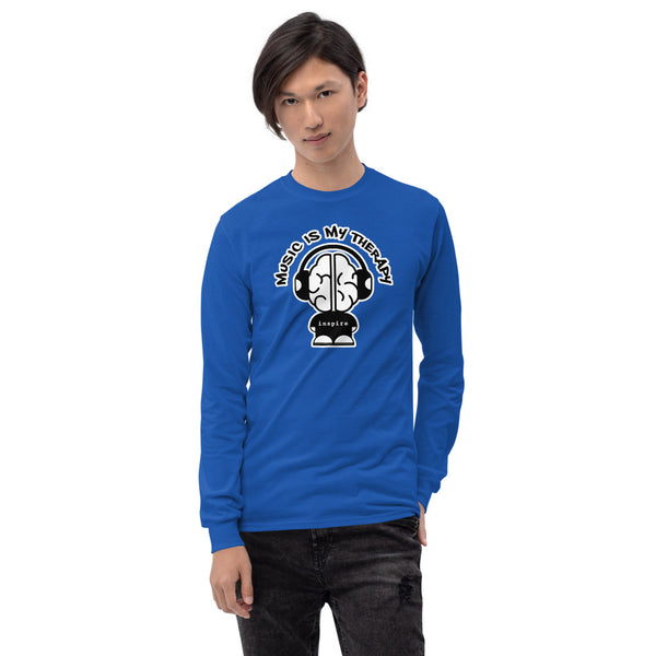 inspire Music Is My Therapy Unisex Long Sleeve Shirt
