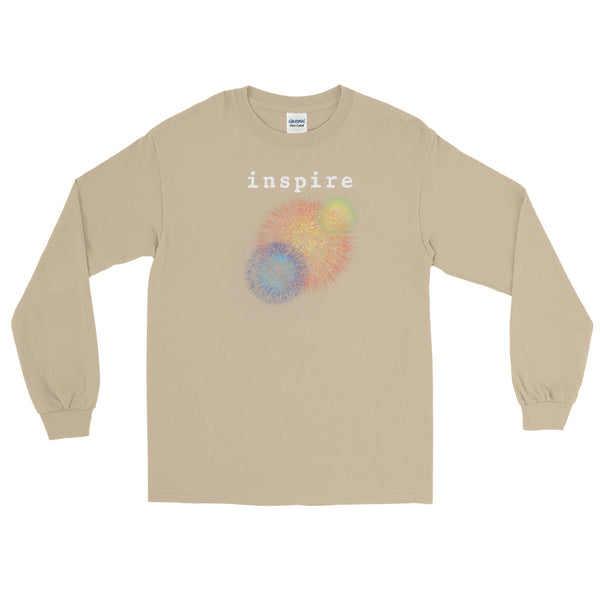 inspire Firework Unisex Long Sleeve Shirt