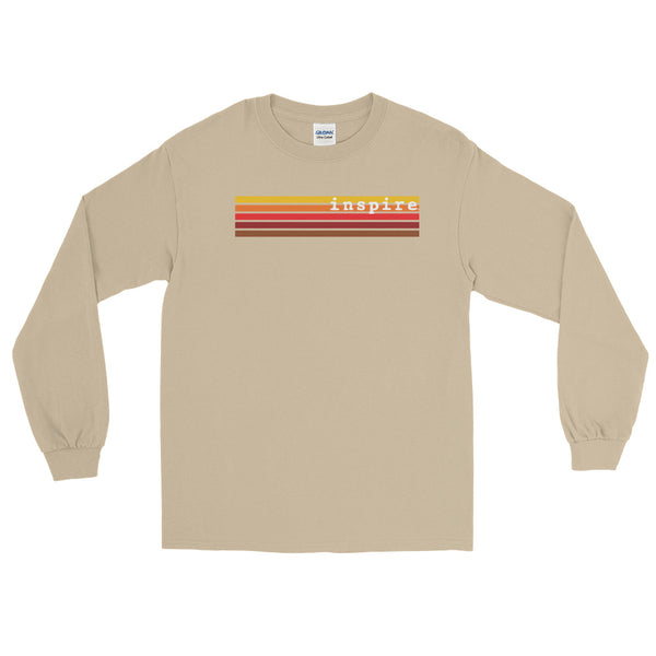 inspire Retro Stripes Unisex Long Sleeve Shirt