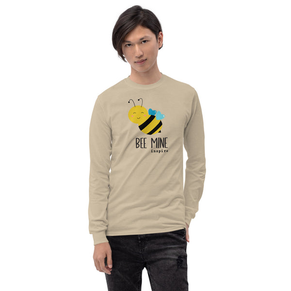 inspire Heart Bee Mine Unisex Long Sleeve Shirt