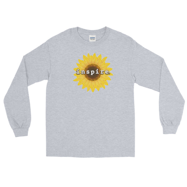 inspire Sunflower Unisex Long Sleeve Shirt