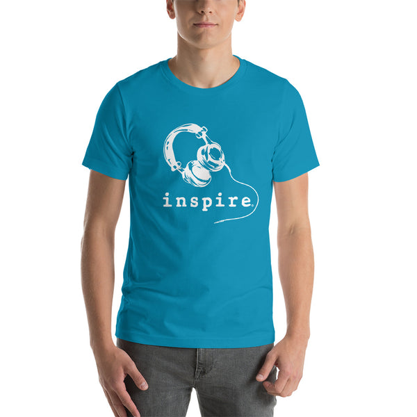 inspire Headphones Short-Sleeve Unisex T-Shirt