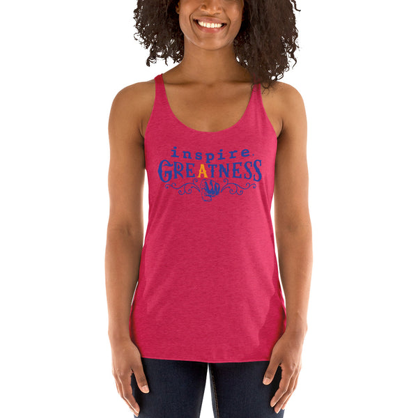 inspire Greatness Inspired By Terrance Burney Women's Racerback Tank