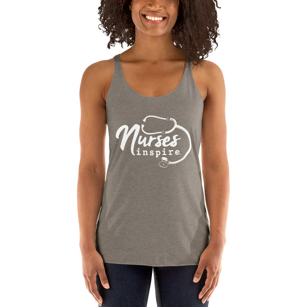 inspire Nurses Women's Racerback Tank Top