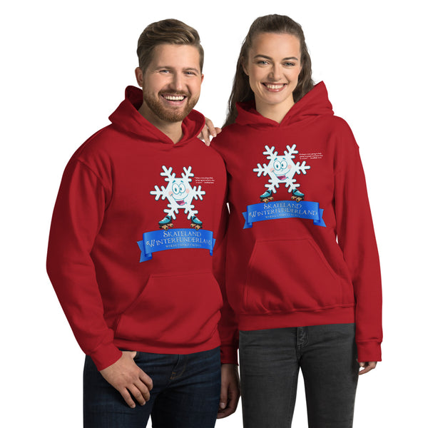 Skateland Winterfunderland Snowflake Steve Unisex Hoodie