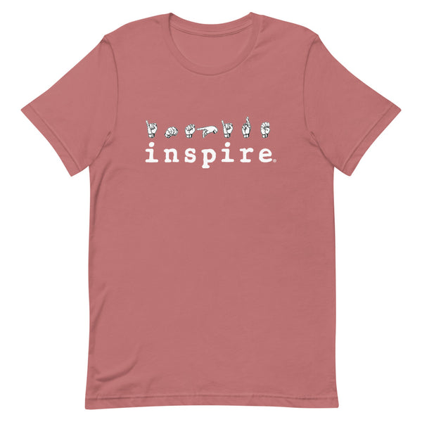 inspire ASL American Sign Language Short-Sleeve Unisex T-Shirt