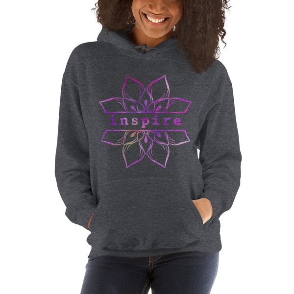 inspire Lotus Flower Unisex Hoodie