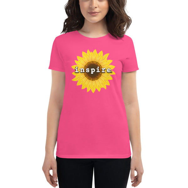 inspire Sunflower Women's Short Sleeve T-shirt