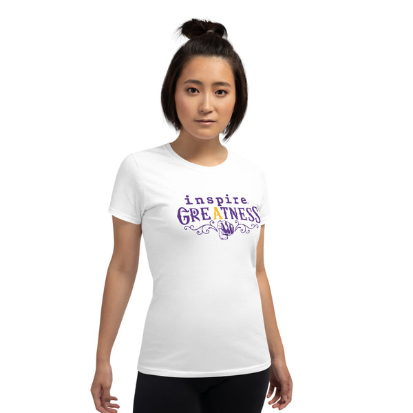 inspire Greatness Terrance Burney Inspired Champions Edition Women's Short Sleeve T-Shirt
