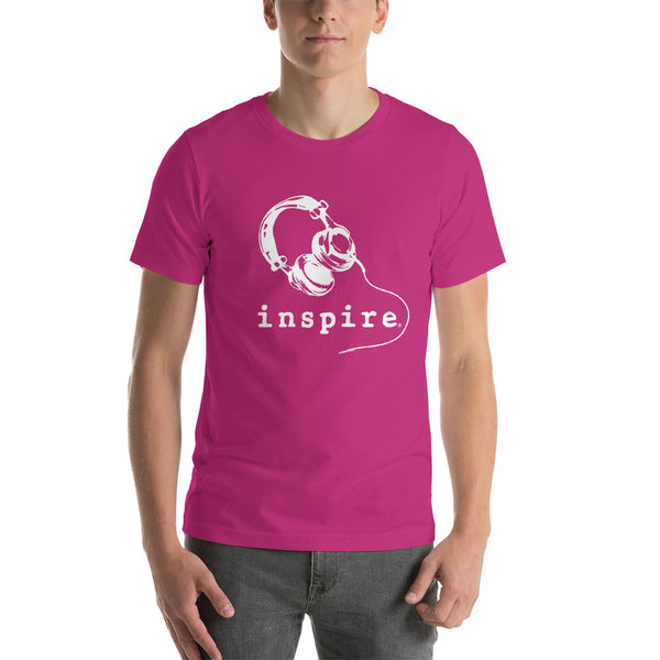 inspire Headphones Short-Sleeve Unisex T-Shirt
