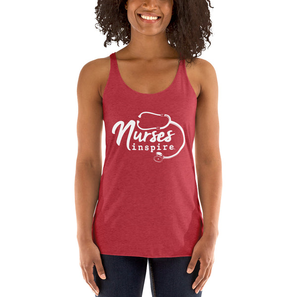 inspire Nurses Women's Racerback Tank Top