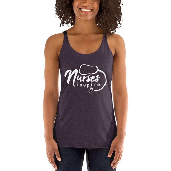 inspire Nurses Women's Racerback Tank Top