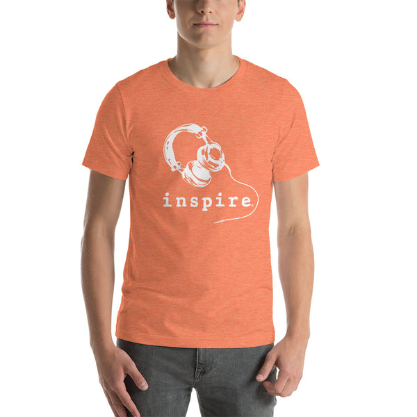 inspire Headphones Short-Sleeve Unisex T-Shirt
