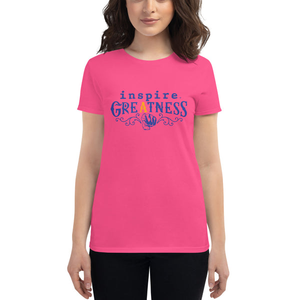 inspire Greatness Inspired By Terrance Burney Women's Short Sleeve T-Shirt