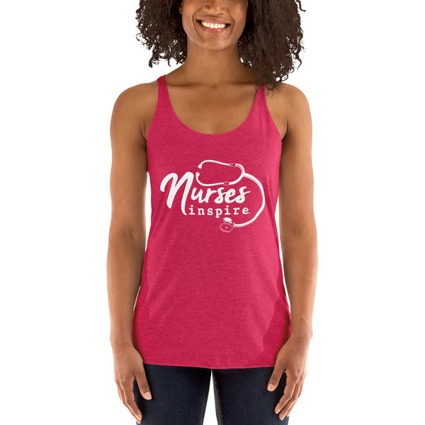 inspire Nurses Women's Racerback Tank Top