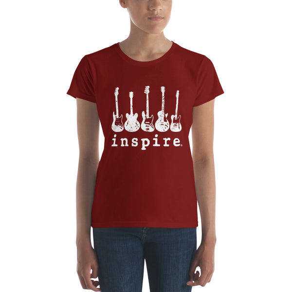 inspire Guitar Women's Short Sleeve T-Shirt