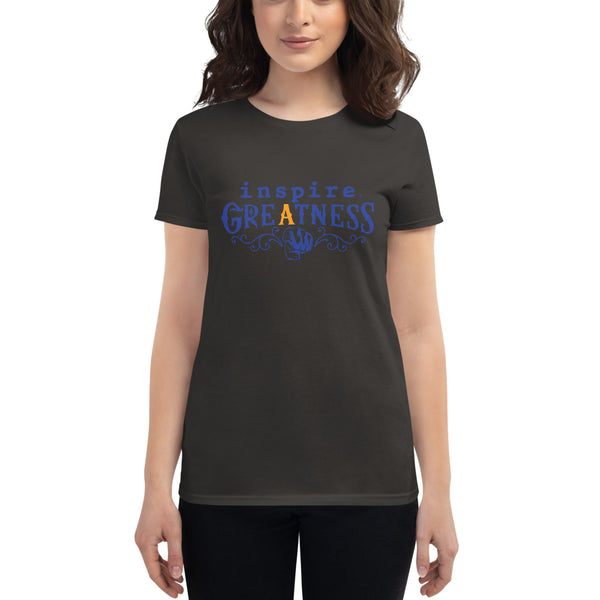 inspire Greatness Inspired By Terrance Burney Women's Short Sleeve T-Shirt