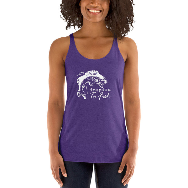 inspire To Fish Women's Racerback Tank