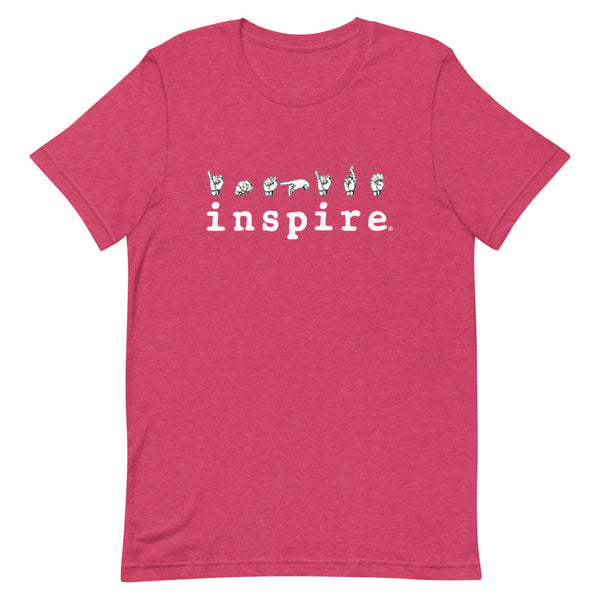 inspire ASL American Sign Language Short-Sleeve Unisex T-Shirt