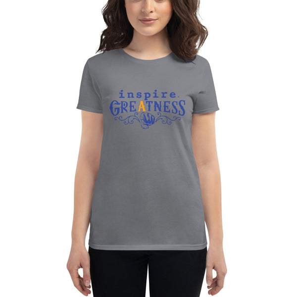 inspire Greatness Inspired By Terrance Burney Women's Short Sleeve T-Shirt