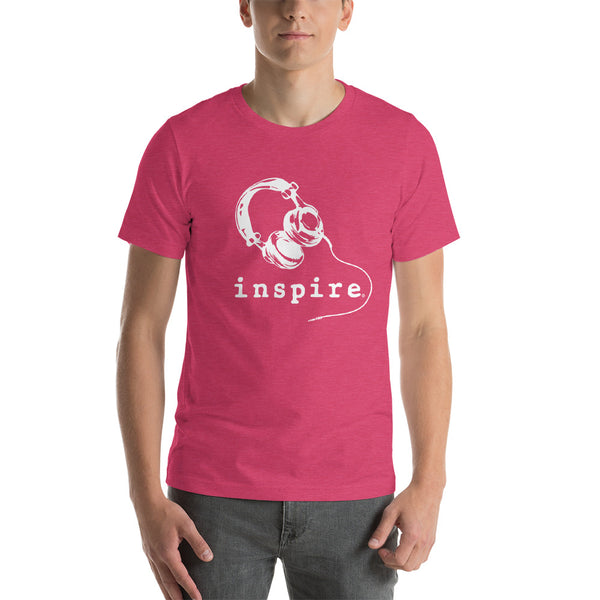 inspire Headphones Short-Sleeve Unisex T-Shirt