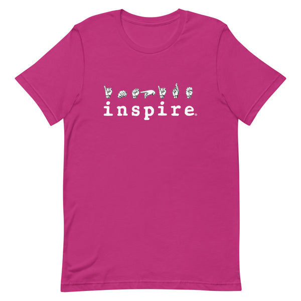 inspire ASL American Sign Language Short-Sleeve Unisex T-Shirt