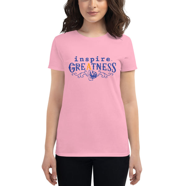 inspire Greatness Inspired By Terrance Burney Women's Short Sleeve T-Shirt