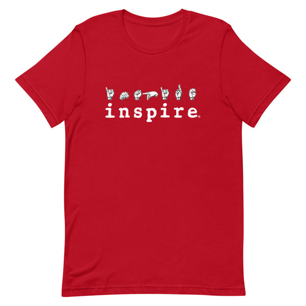 inspire ASL American Sign Language Short-Sleeve Unisex T-Shirt