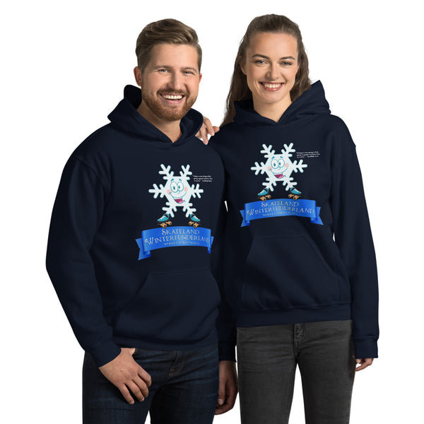 Skateland Winterfunderland Snowflake Steve Unisex Hoodie