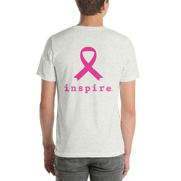 inspire Thin Blue Line Against Breast Cancer Short-Sleeve Unisex T-Shirt
