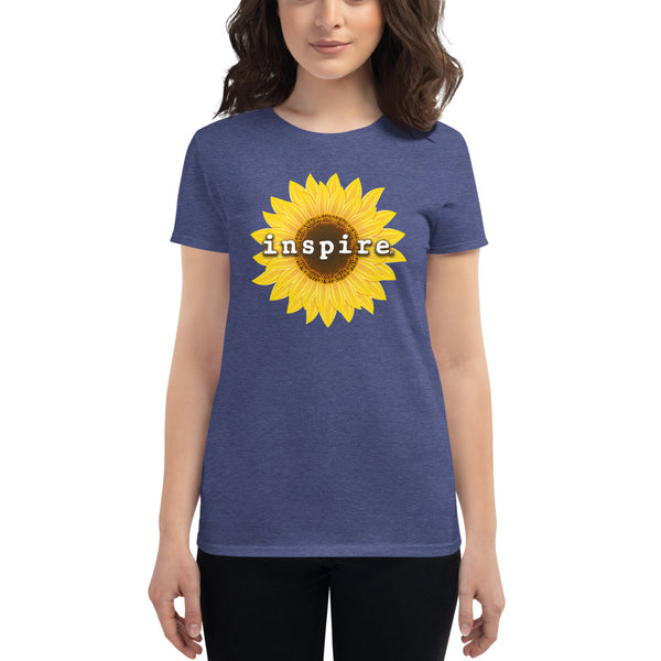 inspire Sunflower Women's Short Sleeve T-shirt