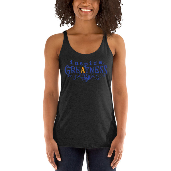 inspire Greatness Inspired By Terrance Burney Women's Racerback Tank