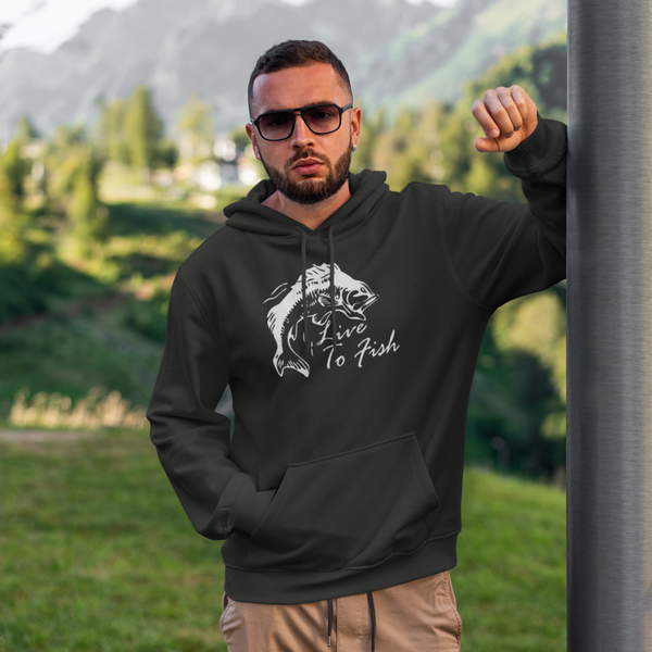 inspire Born To Fish Unisex Hoodie