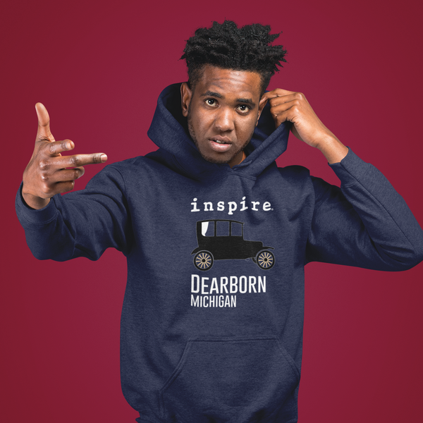 inspire Dearborn Car Unisex Hoodie