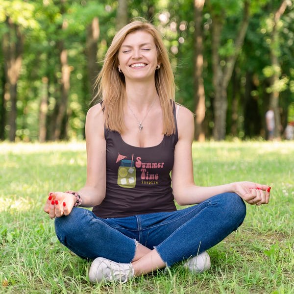 inspire Lemonade Summertime Women's Racerback Tank