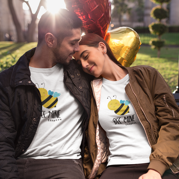 inspire Heart Bee Mine Short-Sleeve Unisex T-Shirt