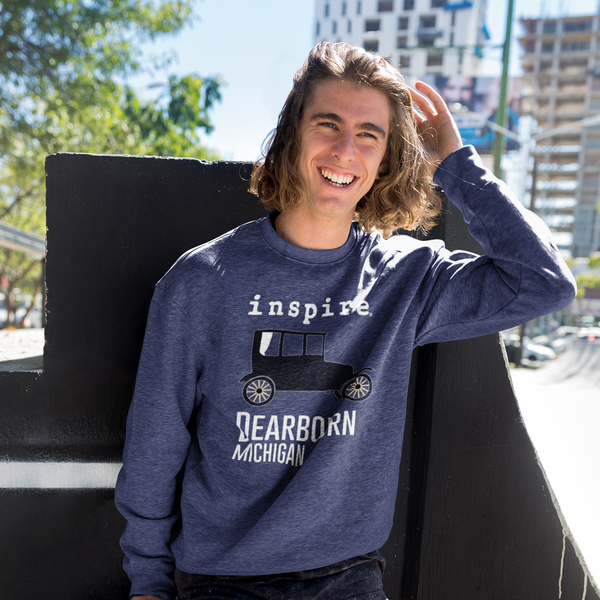 inspire Dearborn Car Unisex Crewneck
