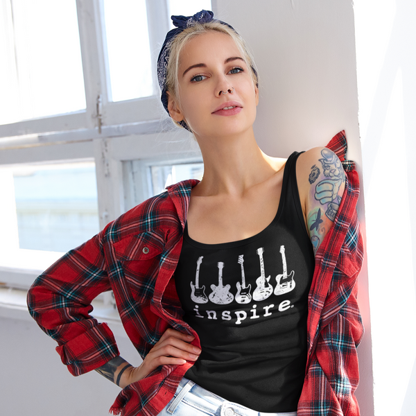 inspire Guitar Women's Racerback Tank