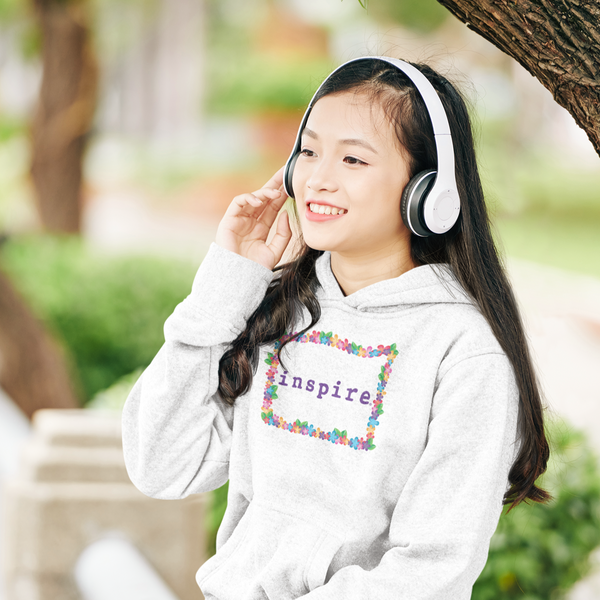 inspire Spring Flowers Unisex Hoodie